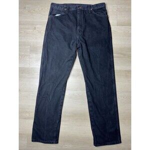 Vintage Wrangler Cowboy Cut 13MWZWK Jeans Mens Size 35x34 Black